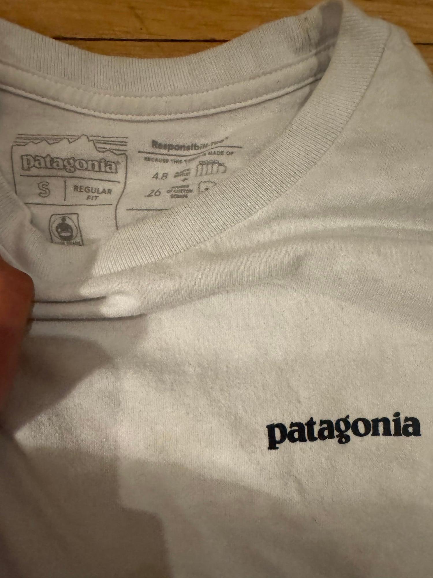 Patagonia white longsleeve 2