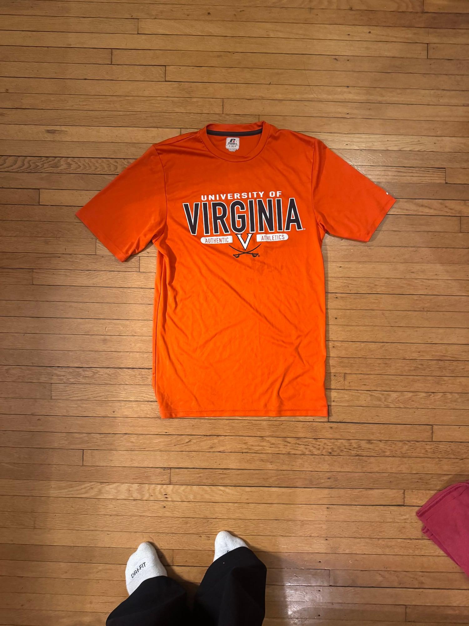 UVA athletic material t shirt
