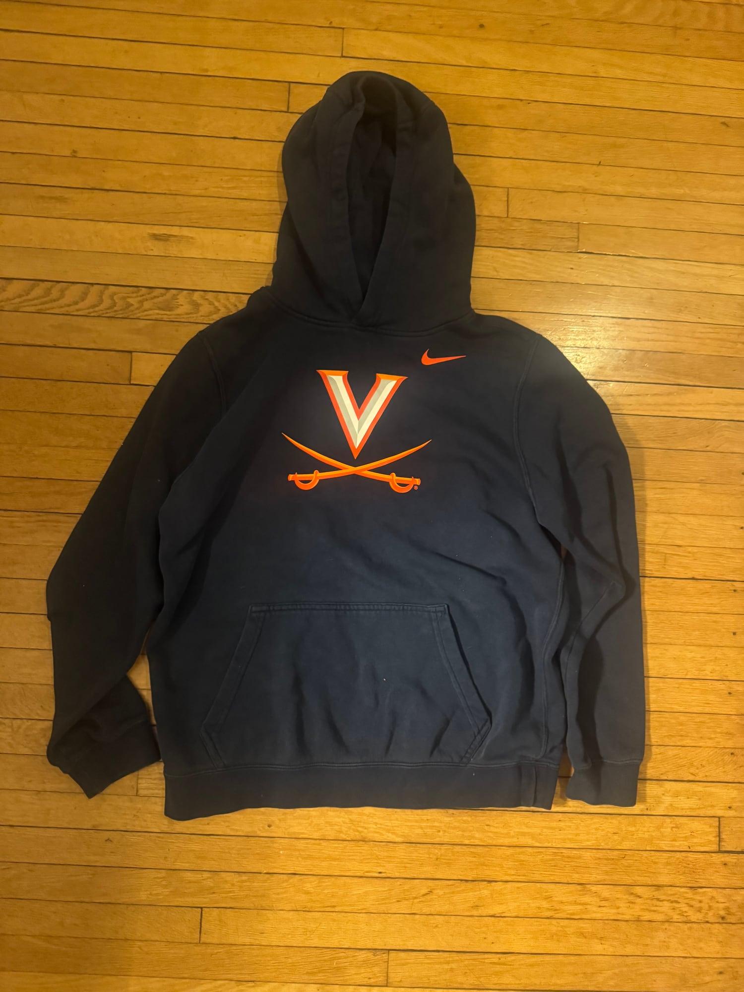 UVA Nike sweatshirt women’s small  kids XL