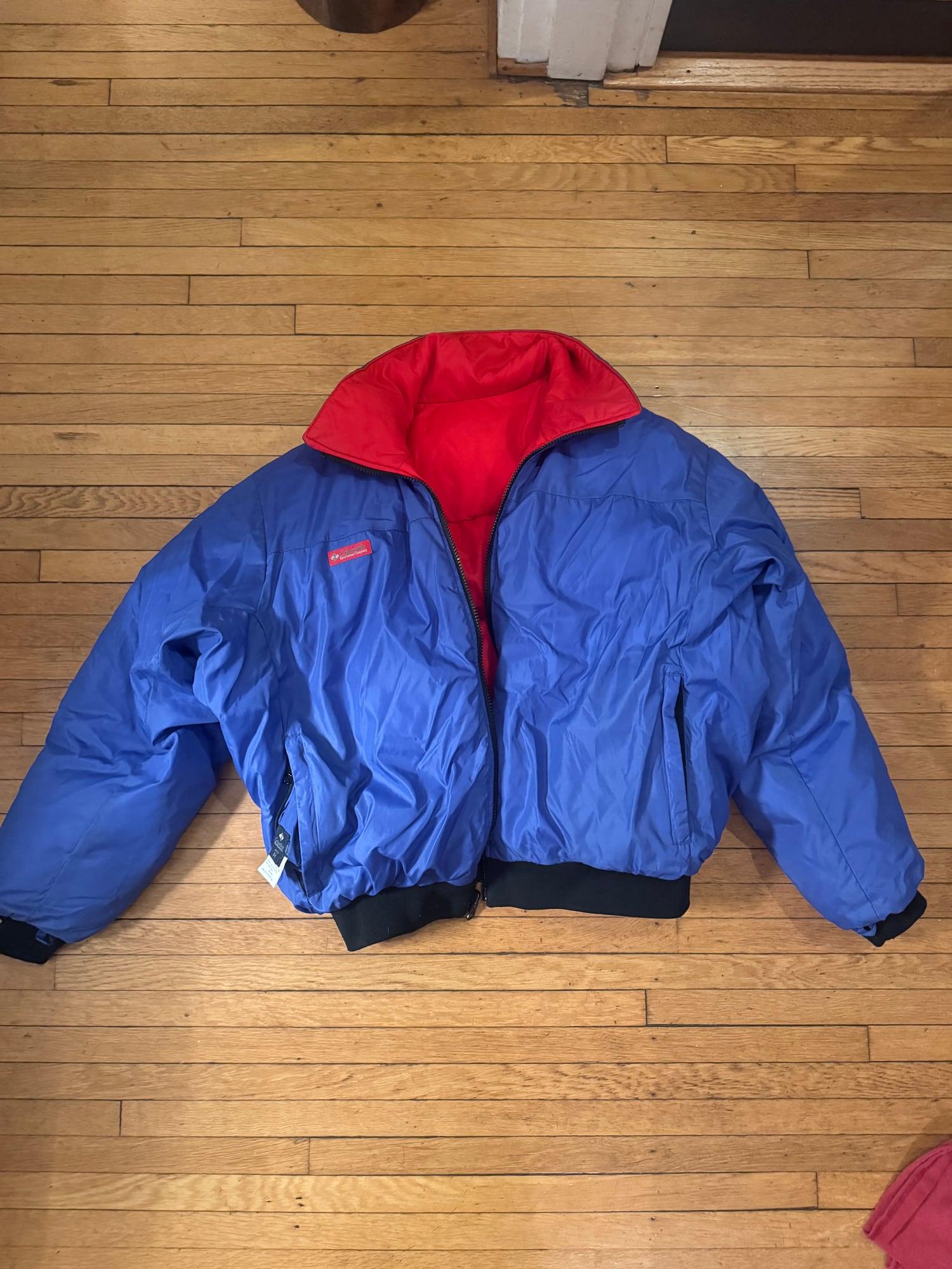 Columbia late 1980s reversible puffer jacket 