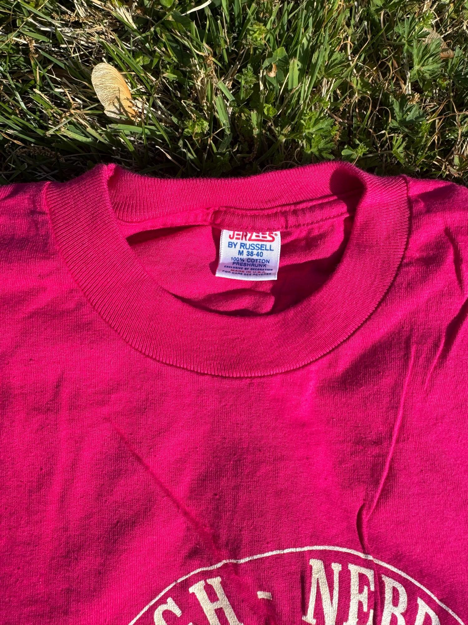 Vintage 1980s Nebraska hot pink anniversary shirt men’s medium  2