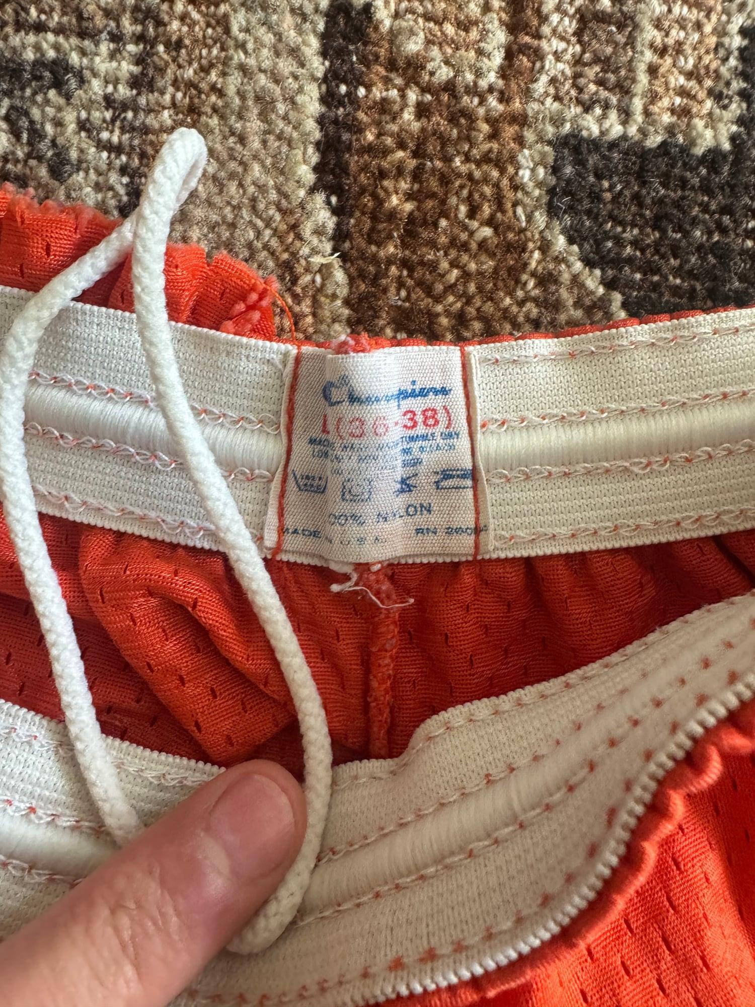 Vintage Champion UVA lacrosse shorts 1980s 3