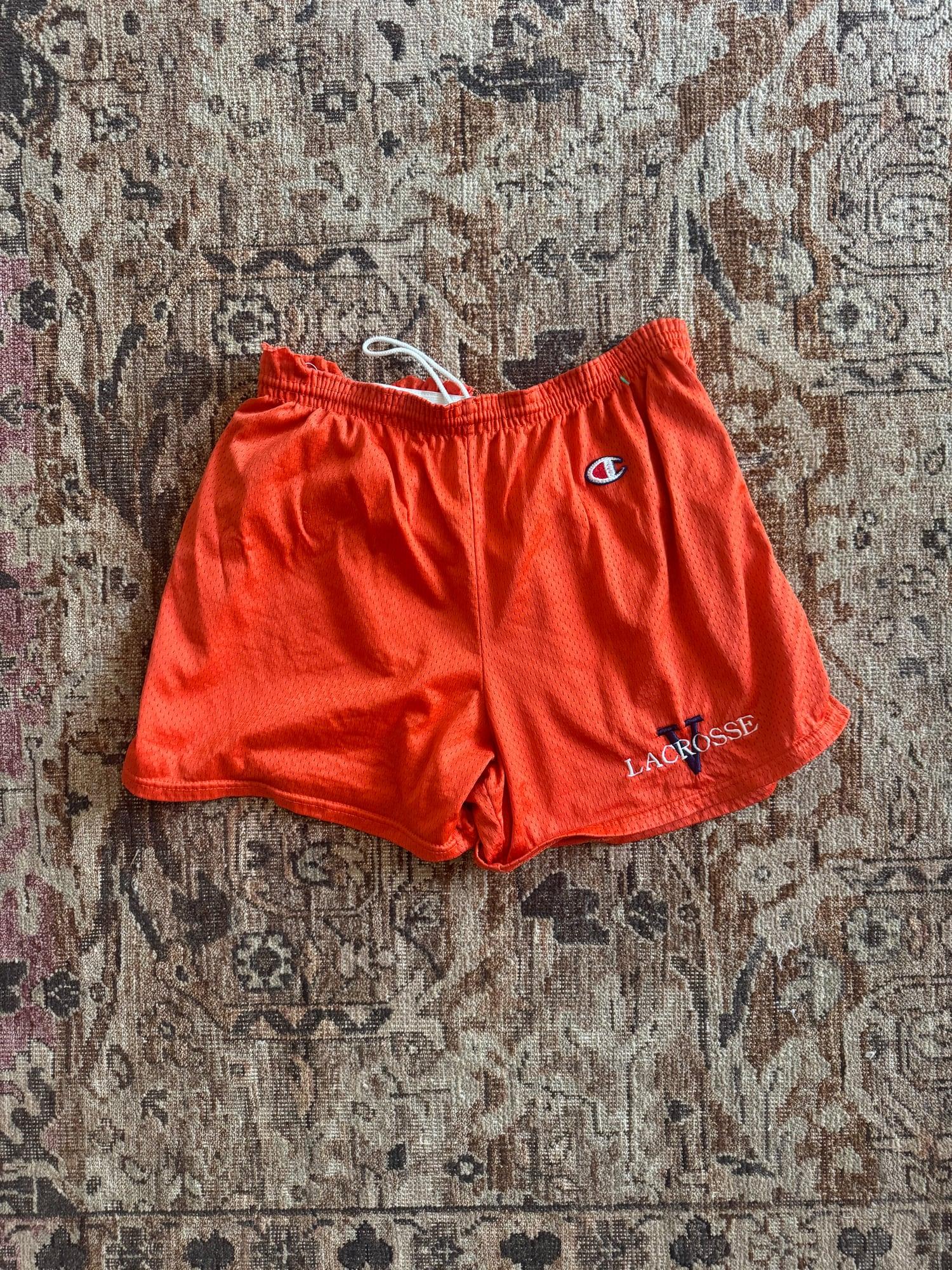Vintage Champion UVA lacrosse shorts 1980s