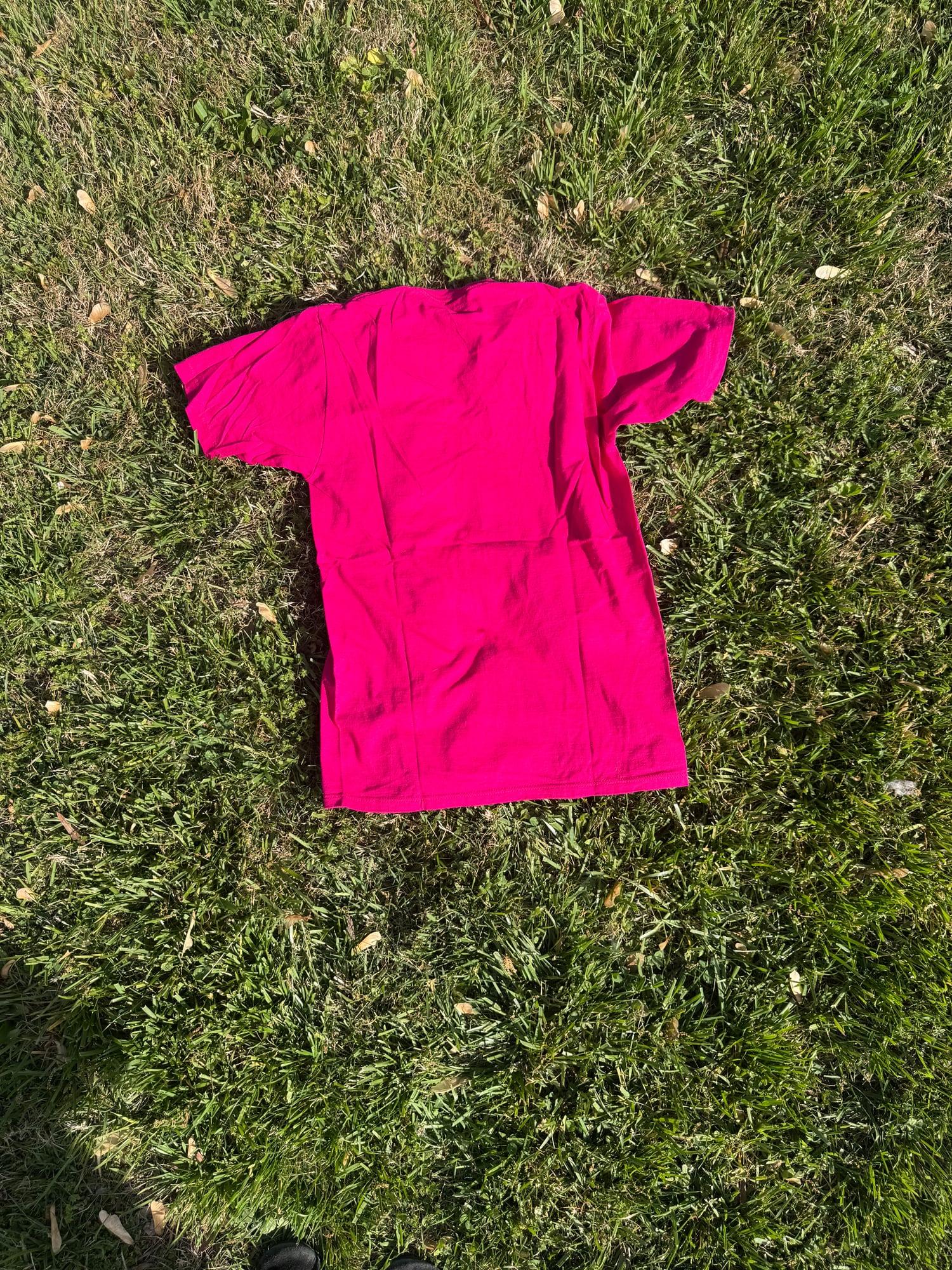 Vintage 1980s Nebraska hot pink anniversary shirt men’s medium  3